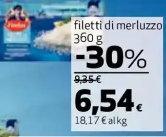 Coop filetti di merluzzo 360 g offerta