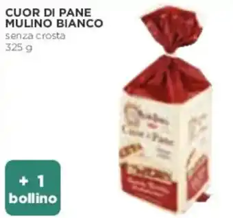 Coop CUOR DI PANE MULINO BIANCO senza crosta 325 g offerta