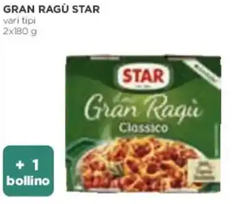 Coop GRAN RAGÙ STAR vari tipi 2x180 g offerta