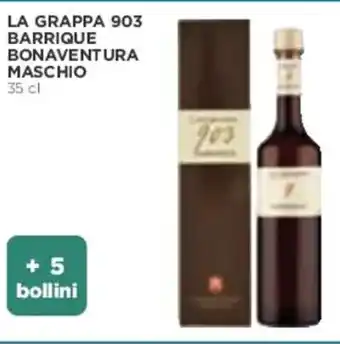 Coop LA GRAPPA 903 BARRIQUE BONAVENTURA MASCHIO 35 cl offerta