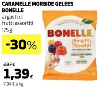 Coop CARAMELLE MORBIDE GELEES BONELLE ai gusti di frutti assortiti 175 g offerta
