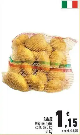 Conad PATATE Origine Italia conf. da 3 kg offerta