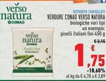 Conad VERDURE CONAD VERSO NATURA 450 g offerta
