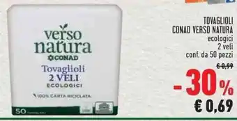 Conad TOVAGLIOLI CONAD VERSO NATURA offerta