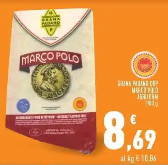 Conad GRANA PADANO DOP MARCO POLO AGRIFORM 800 g offerta