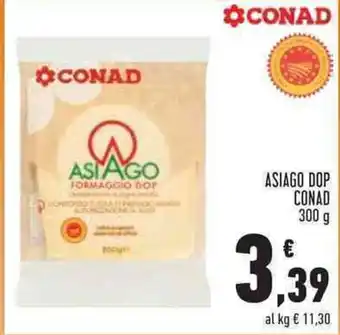 Conad ASIAGO DOP CONAD 300 g offerta