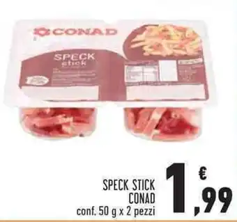 Conad SPECK STICK CONAD conf. 50 g x 2 pezzi offerta
