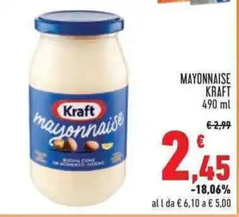 Conad MAYONNAISE KRAFT 490 ml offerta