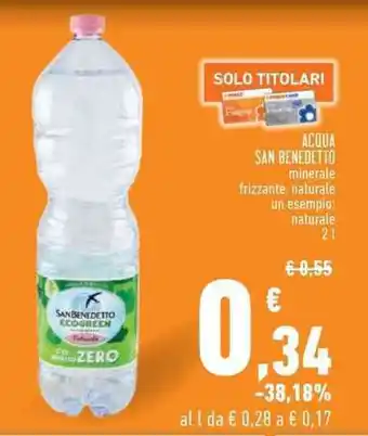 Conad ACQUA SAN BENEDETTO 2 l offerta