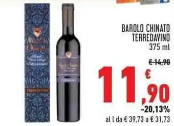 Conad BAROLO CHINATO TERREDAVINO 375 ml offerta