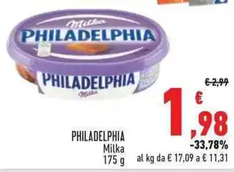 Conad PHILADELPHIA Milka 175 g offerta