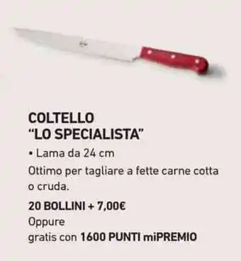 Conad COLTELLO "LO SPECIALISTA” offerta
