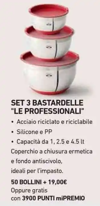 SET 3 BASTARDELLE "LE PROFESSIONALI"