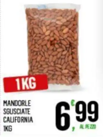 Despar MANDORLE SGUSCIATE CALIFORNIA 1KG offerta