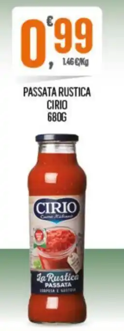 Despar PASSATA RUSTICA CIRIO 680G offerta