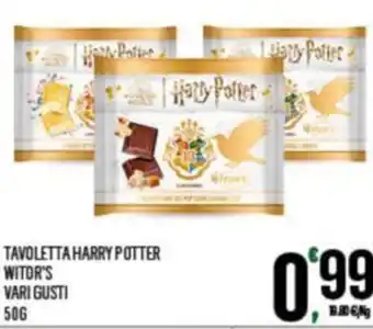 Despar TAVOLETTA HARRY POTTER WITOR'S 50 G offerta