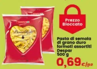 Despar Pasta di semola di grano duro formati assortiti Despar 500 g offerta