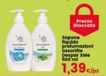 Despar Sapone liquido profumazioni assortite Despar XMe 500 ml offerta