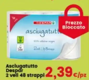 Despar Asciugatutto Despar 2 veli 48 strappi offerta