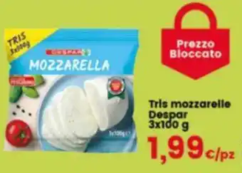 Tris mozzarelle Despar 3x100 g