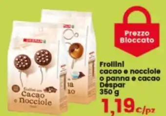 Despar Frollini cacao e nocciole o panna e cacao Despar 350 g offerta