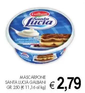 PrestoFresco MASCARPONE SANTA LUCIA GALBANI GR 250 offerta