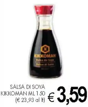 PrestoFresco SALSA DI SOYA KIKKOMAN ML150 offerta