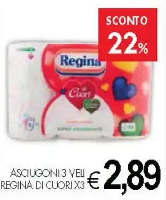 PrestoFresco ASCIUGONI 3 VELI REGINA DI CUORI X3 offerta