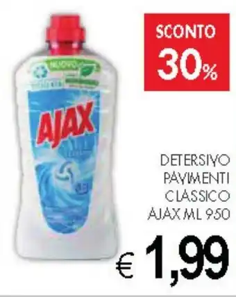 PrestoFresco DETERSIVO PAVIMENTI CLASSICO AJAX ML 950 offerta