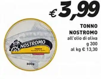 Supermercato Coal TONNO NOSTROMO all'olio di oliva G 300 offerta