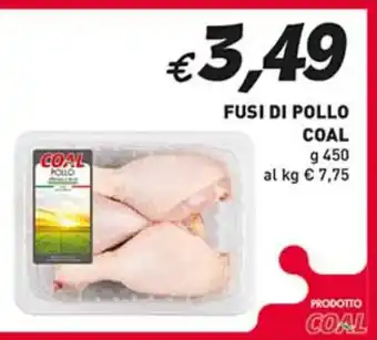 Coal FUSI DI POLLO COAL G 450 offerta
