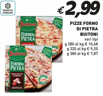 Coal DI PIETRA BUITONI PIZZE FORNO G 280 offerta