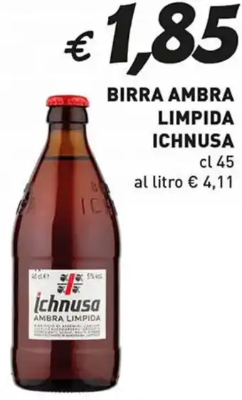 Coal BIRRA AMBRA LIMPIDA ICHNUSA CL 45 offerta