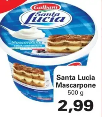 Alvama Santa Lucia Mascarpone 500 g offerta