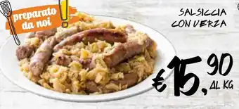 èccoMI SALSICCIA CON VERZA offerta