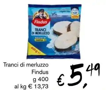 èccoMI Tranci di merluzzo Findus G 400 offerta