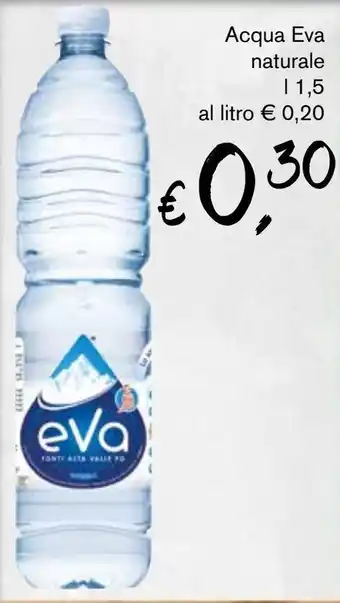 èccoMI Acqua Eva naturale l 1,5 offerta
