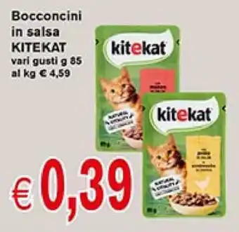Bocconcini in salsa KITEKAT vari gusti g 85