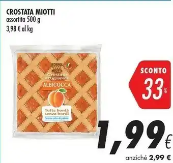 Coop Forno miotti Crostata Albicocca 500 G(ml) offerta