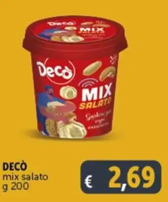 Deco Market DECÒ mix salato g 200 offerta