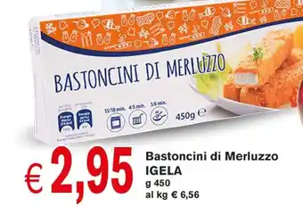 Supermercato Coal Bastoncini di Merluzzo IGELA g 450 offerta