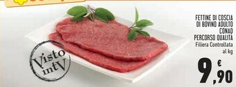 Conad City Fettine Di Coscia Di Bovino Adulto offerta