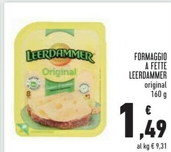Conad Leerdammer Formaggio A Fette offerta