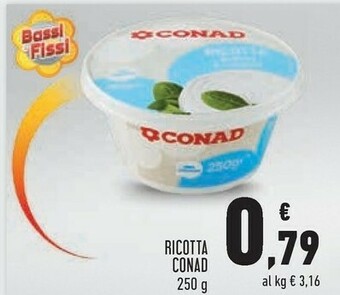 Conad Conad - Ricotta 250 G(ml) offerta