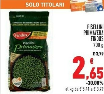 Conad City Findus Pisellini Primavera offerta