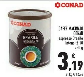 Conad City Conad Caffè Macinato offerta