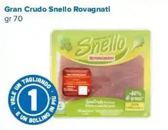 Oasi Gran Crudo Snello Rovagnati gr 70 offerta