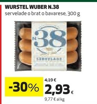 Coop Wuber Wurstel offerta