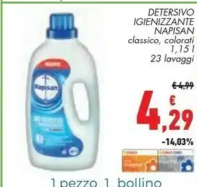 Conad Napisan Detersivo Igienizzante offerta