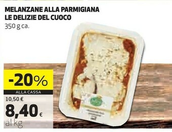 Coop Le Delizie Del Cuoco Melanzane Alla Parmigiana offerta